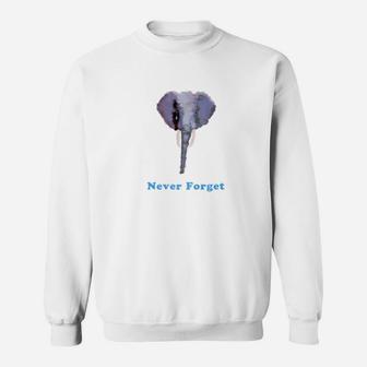 Never Forget African Elephant Trophy Game Protest Sweatshirt - Thegiftio UK