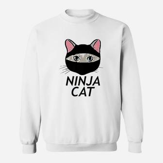 Ninja Cat Sweatshirt - Thegiftio UK