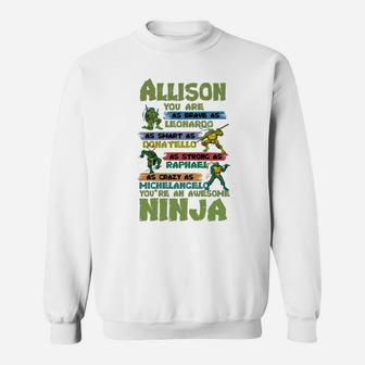 Ninja Turtle Tshirt - Allison - Custom Sweatshirt - Thegiftio UK