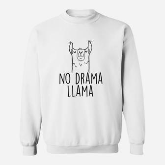 No Drama Llama Funny Llama Sweatshirt - Thegiftio UK