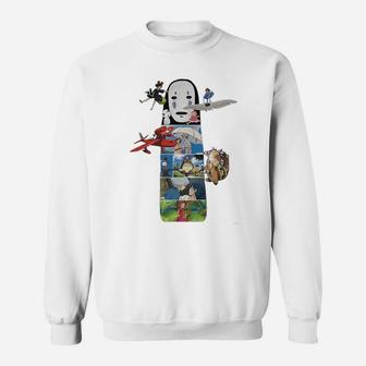 No Face-hayao Miyazaki Films Sweatshirt - Thegiftio