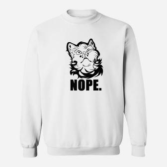 Nope Kitty Tee Cat Sweatshirt - Thegiftio UK