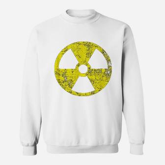 Nuclear Radiation Symbol Sign Caution Sweatshirt | Crazezy