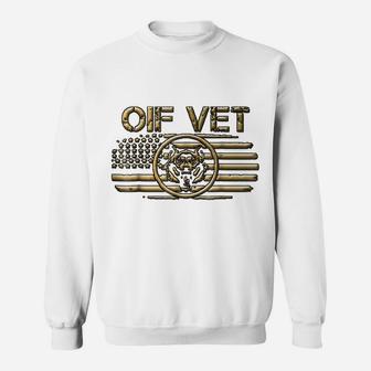 Oif Veteran Usa Flag American Military Shirt Sweatshirt | Crazezy AU