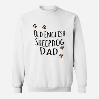 Old English Sheepdog Dad Sweatshirt | Crazezy AU