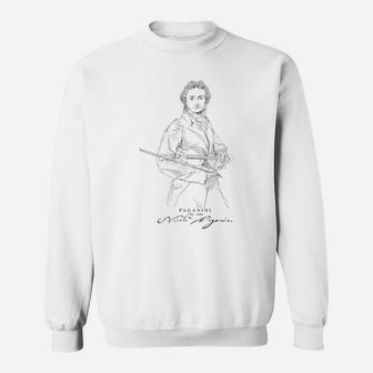 Paganini-Violin-Classical Music-Virtuoso Sweatshirt | Crazezy UK