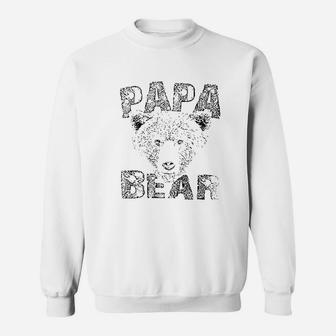 Papa Bear Fathers Day Sweatshirt | Crazezy AU