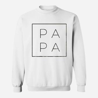 Papa Fathers Day Sweatshirt | Crazezy CA