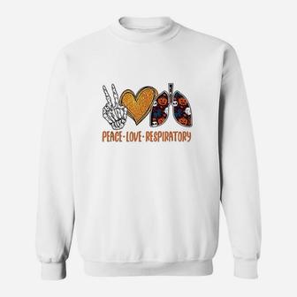 Peace With Love Respiratory Sweatshirt | Crazezy UK