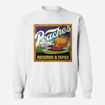 Peaches Records And Tapes Sweatshirt - Thegiftio UK