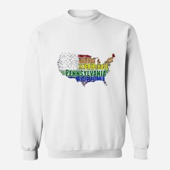 Pennsylvania Erie Love Wins Equality Lgbtq Pride Sweatshirt | Crazezy