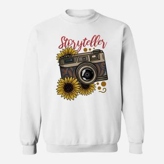 Photographer Photography Storyteller Camera Gift Sweatshirt | Crazezy