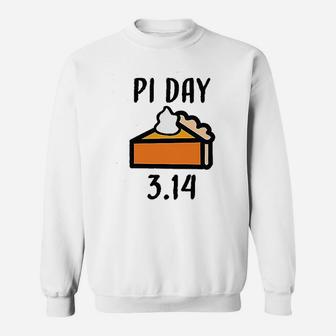 Pi Day 3 Point 14 Cake National Pi Day Gift Sweatshirt - Seseable