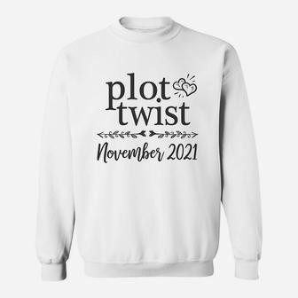 Plot Twist Reveal Announcement Sweatshirt | Crazezy