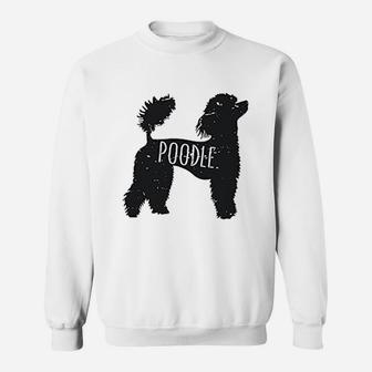 Poodle Dog Sweatshirt | Crazezy UK
