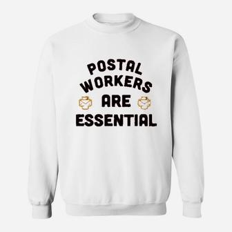 Postal Workers Are Essential Workers Graphic Sweatshirt - Thegiftio UK