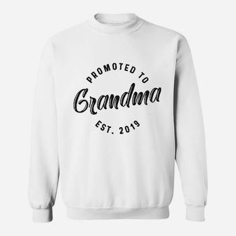Promoted To Grandma Sweatshirt | Crazezy