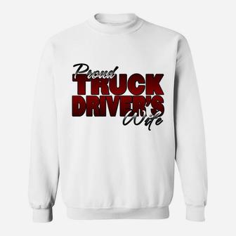 Proud Truckers Wife Sweatshirt | Crazezy AU