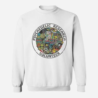 Psychedelic Research Volunteer Sweatshirt | Crazezy DE