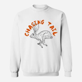 Rabbit Hunter -Chasing Tail -Hunting Cottontail -Beagle Dog Sweatshirt | Crazezy AU