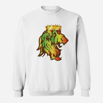 Rasta Lion Sweatshirt | Crazezy CA