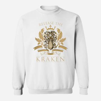 Release The Kraken Vintage Cthulhu Steampunk Pocket Design Zip Hoodie Sweatshirt | Crazezy AU