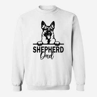 Retro German Shepherd Dad Gift Dog Owner Pet Shepard Father Sweatshirt | Crazezy