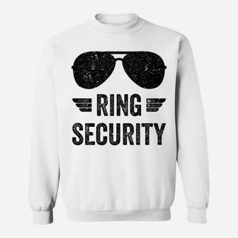 Ring Security Funny Tee For Ring Bearer Boys Youth Men Sweatshirt | Crazezy AU