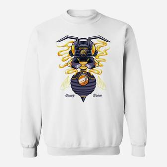 Robot Bee Honey Man Woman Sweatshirt - Thegiftio UK
