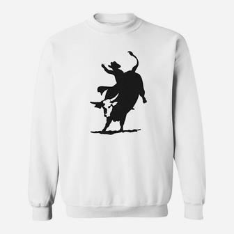 Rodeo Cowboy Bull Riding Sweatshirt | Crazezy