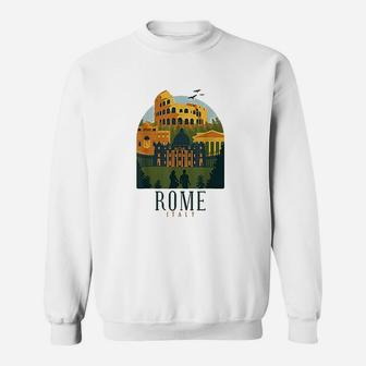 Rome Italy Italian Souvenir Sweatshirt - Thegiftio UK