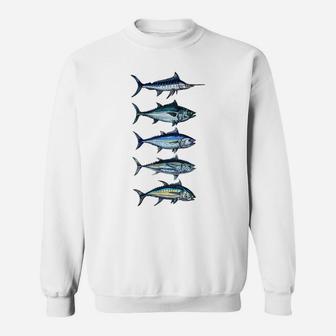 Saltwater Fish Species Swordfish Fishing Camping Hunting Sweatshirt | Crazezy UK