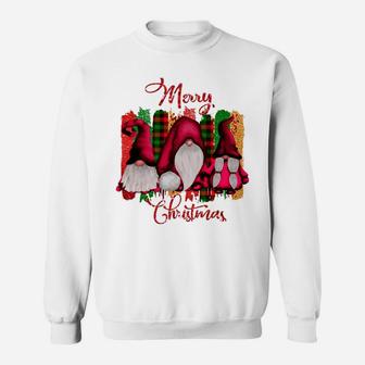 Santa Claus Garden Gnome Merry Christmas - Christmas Gnomes Sweatshirt | Crazezy
