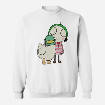 Sarah And Duck Sweatshirt - Thegiftio UK