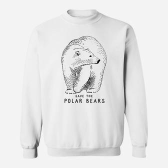 Save The Polar Bears Shirt - Endangered Arctic Animal Tshirt Sweatshirt | Crazezy