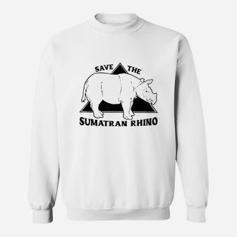 Save The Rhinos Sweatshirt | Crazezy AU