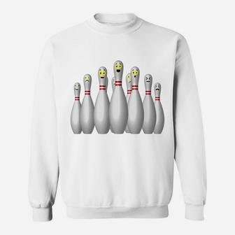 Scared Bowling Pins Sweatshirt | Crazezy UK