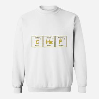 Science Periodic Table Chef Sweatshirt - Thegiftio