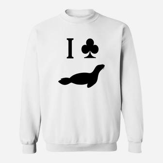 Seals Club I Love Seals Sweatshirt - Thegiftio