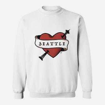 Seattle I Love Seattle Sweatshirt - Thegiftio UK