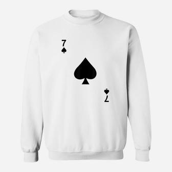 Seven Of Spades Sweatshirt | Crazezy UK