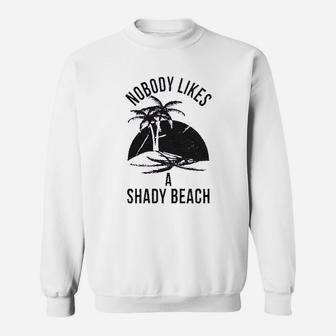 Shady Beach Funny Cute Vacation Sweatshirt | Crazezy UK
