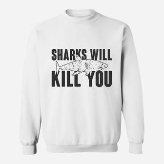 Sharks Animal Lover Sweatshirt | Crazezy