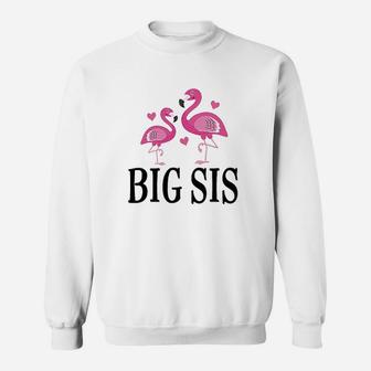 Sister Announcement Flamingo Sister Sweatshirt | Crazezy UK