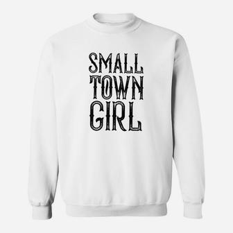 Small Town Girl Off Shoulder Top Sweatshirt | Crazezy UK
