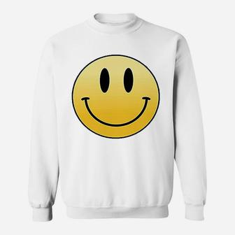 Smiley Face Circle Sweatshirt | Crazezy UK