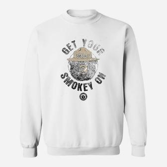 Smokey Bear Get Your Smokey On Graphic Sweatshirt - Thegiftio UK