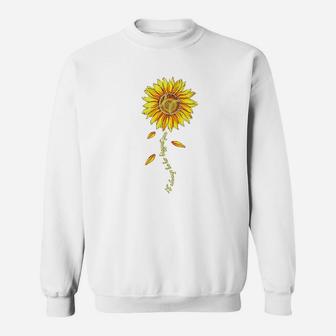 Softball Lover I Woll Be Her Biggest Fan Always Sunflower Sweatshirt | Crazezy UK