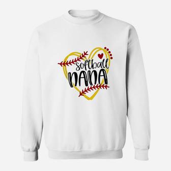 Softball Nana Grandma Softball Sweatshirt - Thegiftio UK