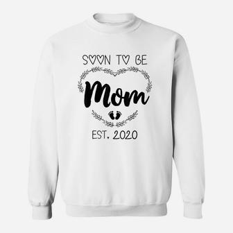 Soon To Be Mom Est 2020 Future Mommy Sweatshirt - Thegiftio